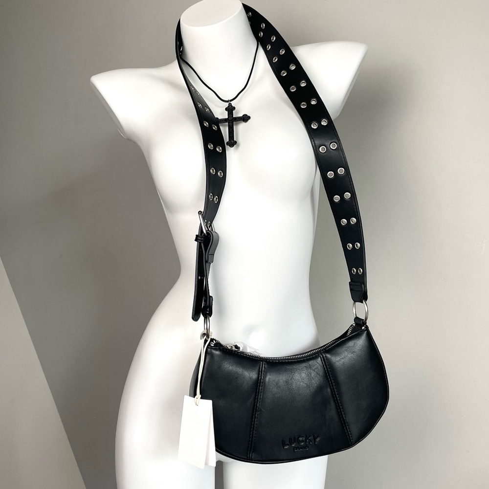 Black Grunge Soho Shoulder Bag